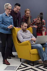 Image showing startup business team on meeting at modern office