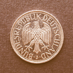 Image showing  Euro coin vintage