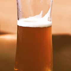 Image showing Retro looking Beer picture