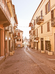 Image showing Rivoli old town, Italy vintage