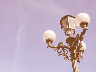 Image showing  Street lights vintage