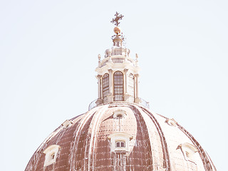 Image showing Basilica di Superga, Turin, Italy vintage