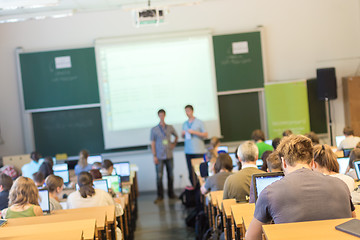 Image showing Informatics workshop at university.