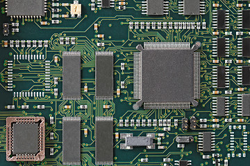 Image showing Green Circuit board