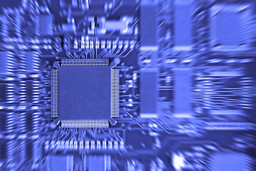 Image showing Blue Circuit board