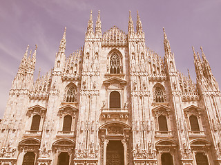 Image showing Duomo, Milan vintage