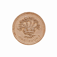 Image showing  Coin isolated vintage