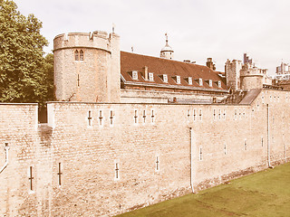 Image showing Tower of London vintage