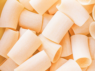 Image showing Retro looking Paccheri pasta