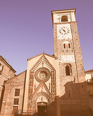 Image showing Duomo di Chivasso vintage