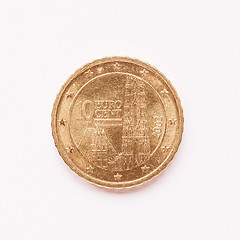 Image showing  Austrian 10 cent coin vintage