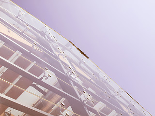 Image showing  Glass facade vintage