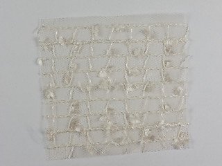 Image showing White fabric sample