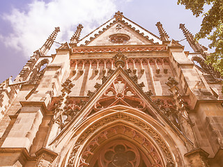 Image showing Thomaskirche Leipzig vintage