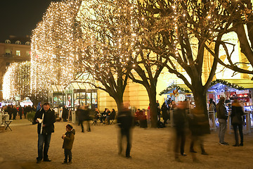 Image showing Illumination on trees in Zagreb