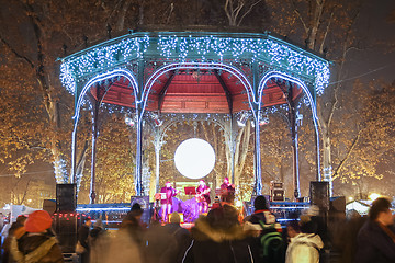 Image showing Advent celebration on Zrinjevac