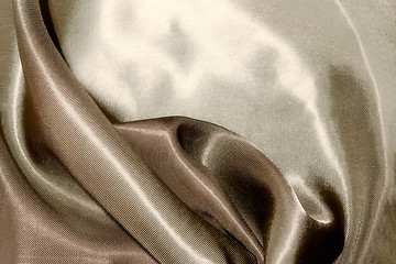 Image showing Background of beige silk