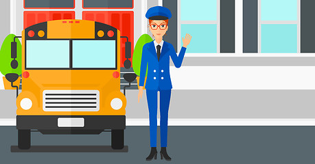 Image showing School bus driver.