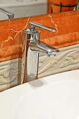 Image showing Terracotta faucet