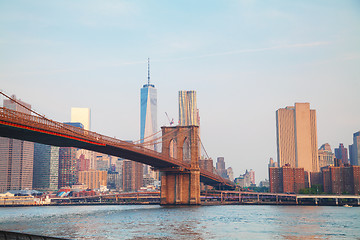 Image showing Lower Manhattan cityscape