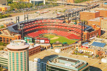 Image showing Busch baseball stadium in St Louis, MO