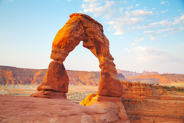 Image showing Delicate Arch at the Arches National park