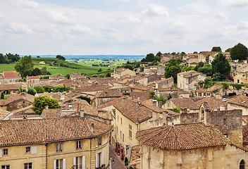 Image showing Old town of Saint-Emilion, France