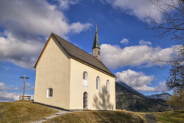 Image showing Chapel in Bavarian Alps