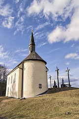 Image showing Chapel in Bavarian Alps