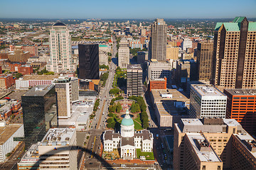 Image showing Downtown St Louis, MO with the Old Courthouse