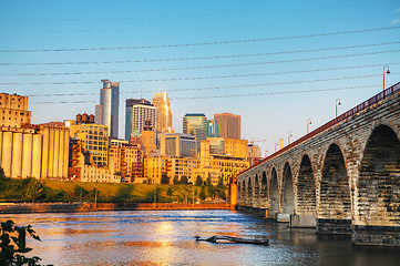 Image showing Downtown Minneapolis, Minnesota in the morning