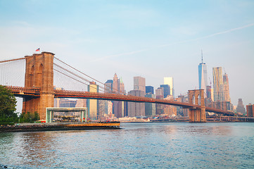 Image showing Lower Manhattan cityscape