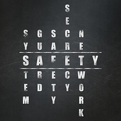 Image showing Privacy concept: Safety in Crossword Puzzle