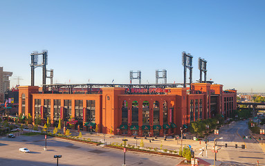 Image showing Busch baseball stadium in St Louis, MO