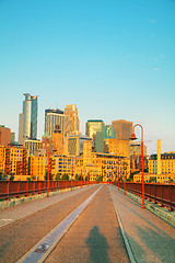 Image showing Downtown Minneapolis, Minnesota in the morning