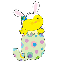 Image showing Easter Bunny Chick