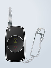Image showing Truck remote key with truck keyholder