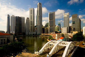 Image showing Singapore skyline

