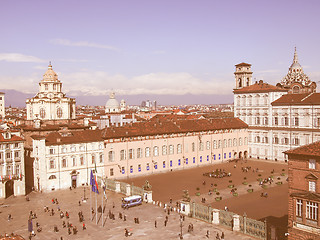 Image showing Piazza Castello, Turin vintage