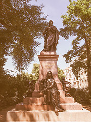 Image showing Mendelssohn Denkmal Leipzig vintage