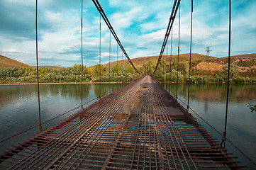 Image showing At the dangerous bridge