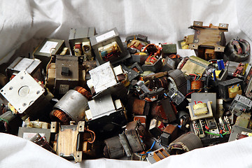 Image showing old transformer garbage