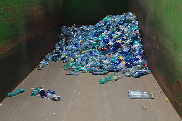 Image showing plastic pet bottle garbage