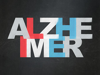 Image showing Medicine concept: Alzheimer on School Board background