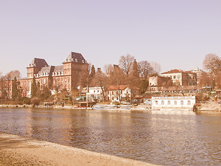 Image showing Castello del Valentino, Turin, Italy vintage