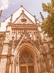 Image showing Thomaskirche Leipzig vintage