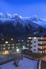 Image showing night scene of mountain landscape