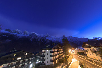 Image showing night scene of mountain landscape