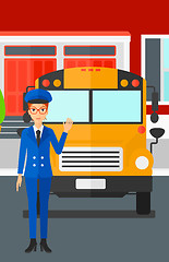 Image showing School bus driver.