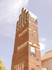 Image showing Wedding Tower in Darmstadt vintage